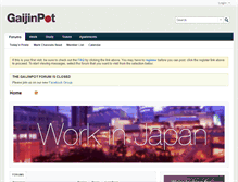 Tablet Screenshot of forum.gaijinpot.com